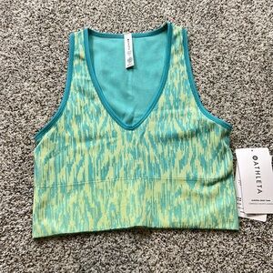 Athleta Aurora crop tank size medium